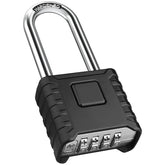 Diyife long shackle padlock securing gates and lockers with outdoor durability