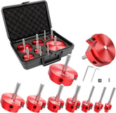 DIYLOG PVC pipe reamer kit front view for SCH40 fittings.
