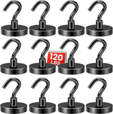 DIYMAG black magnetic hooks in a cruise cabin for secure storage