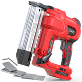 DIYtoolifz 18ga cordless brad nailer with Milwaukee 18V compatibility for cordless freedom.