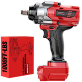 DIYtoolifz cordless impact wrench with half-inch drive for tire changes