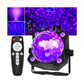 DJPTYGCK two in one glow party light front view showing UV glow