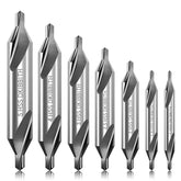 DKIBBITH center drill bits set, 1.0mm, precise starter holes for metalworking.