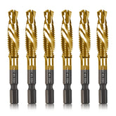 DKIBBITH titanium drill-tap set 1/4-20nc for fast holes
