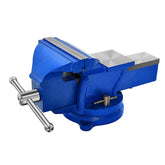 D LIAN DONG bench vise with 6-inch jaw for secure woodworking clamping