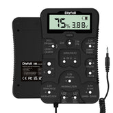 DLYFULL battery tester LCD display reads voltage and life status clearly.