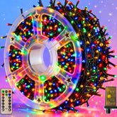 Domolli Christmas lights with 328ft extension for broad outdoor coverage