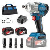 Dong Cheng 20V brushless impact wrench overview for heavy-duty fastening tasks.