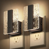 DORESshop LED night light wall 2-pack provides soft, even illumination for hallways.