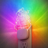 DORESshop cute night light castle front view for kid's room ambiance