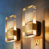 DORESshop LED night light two-pack plug-in for wall use with soft ambient glow