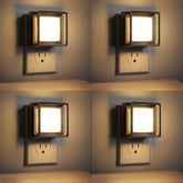DORESshop LED night light with dusk-to-dawn sensor for automatic hallway lighting