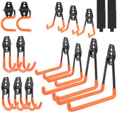 Dorisy garage hooks dual design securely hold tools and cords.