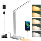 Dott Arts LED desk lamp with USB ports offering on-desk charging while you work.