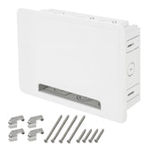 doufuhua 9in wall recessed tv enclosure cable management keeps cords hidden behind your mounted TV