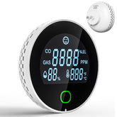 DOUSHIQIAN 4-in-1 detector plug-in CO, gas, temp and humidity at a glance