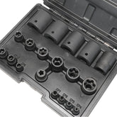 DPTOOL external Torx Plus socket set in front view for heavy-duty work