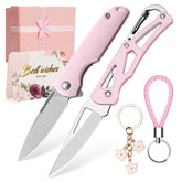 DRACHENADER two pink pocket knives ideal for everyday carry and personal style.