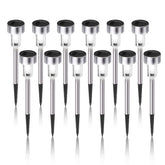 Dream Master solar lights outdoor, weatherproof stainless steel for durable yard illumination.