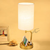 Dreamholder lamp base with touch control and gold finish for easy use