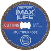 Dremel Max Life EZ545HP diamond wheel cutting hard materials with precision.