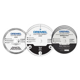 Dremel US700 Ultra-Saw tile wheel cuts porcelain tiles with precision and efficiency.