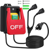 Dreyoo emergency stop paddle switch for rapid power-off during routing or cutting tasks.