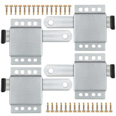 Dreyoo garage door side lock front view with inside deadlock for enhanced security
