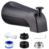 Dreyoo tub spout diverter compatibility demonstrates universal fit for copper and IPS pipes