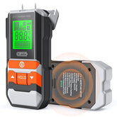 Dr.meter wood moisture meter 2in1 pin and pinless reads moisture quickly in wood.
