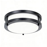 Drosbey 36W dimmable ceiling light installed in bathroom for bright, even illumination.