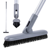 DSV Standard grout scrub brush with long 50 inch handle reaches high areas with ease