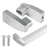 Dsyboko heavy-duty aluminum brackets for shower towel bar, durable bathroom support.