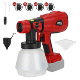 DTEZTECH Milwaukee 18V cordless paint sprayer ready for indoor walls.