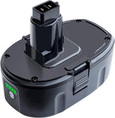 DTK 7.0Ah 18V battery for Dewalt DC9096 with charge indicators, long-lasting power for cordless tools.
