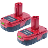 DTK battery front view for Craftsman 19.2V, 3.5Ah capacity, extended run time