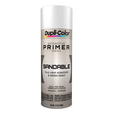 Dupli-Color DAP1689 white sandable primer spray nozzle enables smooth topcoats.