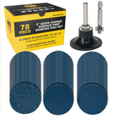 Dura-Gold 2in disc 36 grit with backing pad for metal and wood work