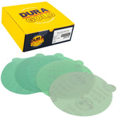Dura-Gold premium 800-grit PSA disc on a 6-inch pad for fast surface prep