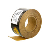 Dura-Gold premium gold 80 grit longboard roll front label for auto and woodworking prep