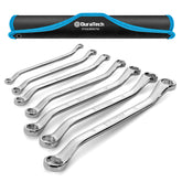 DURATECH 7-piece offset wrench set in a compact kit for quick access.
