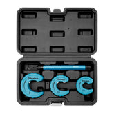 DURATECH copper tubing cutter half-inch with ergonomic grip for precise cuts in tight spaces.