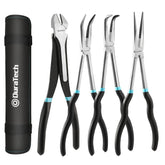 DURATECH straight needle nose pliers for precise gripping in tight spots.
