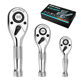 Duratech stubby ratchet 1/4 drive for tight spaces and small fasteners.