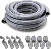 DWALE liquid-tight conduit kit, 50ft, flexible, ideal for durable electrical runs.