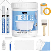 DWIL tile paint kit base 33oz bottle for easy bathroom refresh