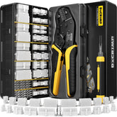 DXCRIMP mini-fit jr kit pliers for precise, secure crimps in tight spaces.