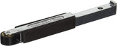 Dynabrade contact arm assembly with five-eighths-inch diameter for precise surface prep in tight spaces