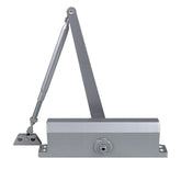 Dynasty Hardware 3000 Series door closer with sprayed aluminum finish for durable, space-saving performance.