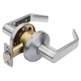 Dynasty Hardware AUS-30-26D satin chrome lever for durable hallway use.